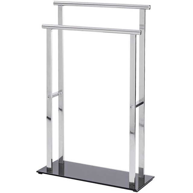 Suport pentru prosoape LAVA - cu 2 brațe, oțel inoxidabil, WENKO