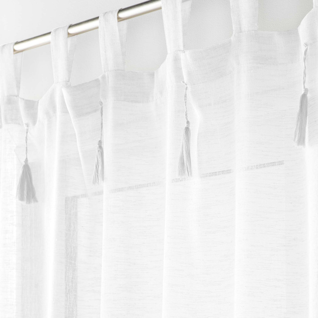 Perdeaua cu pompoane decorative DALILA, 140 x 240 cm