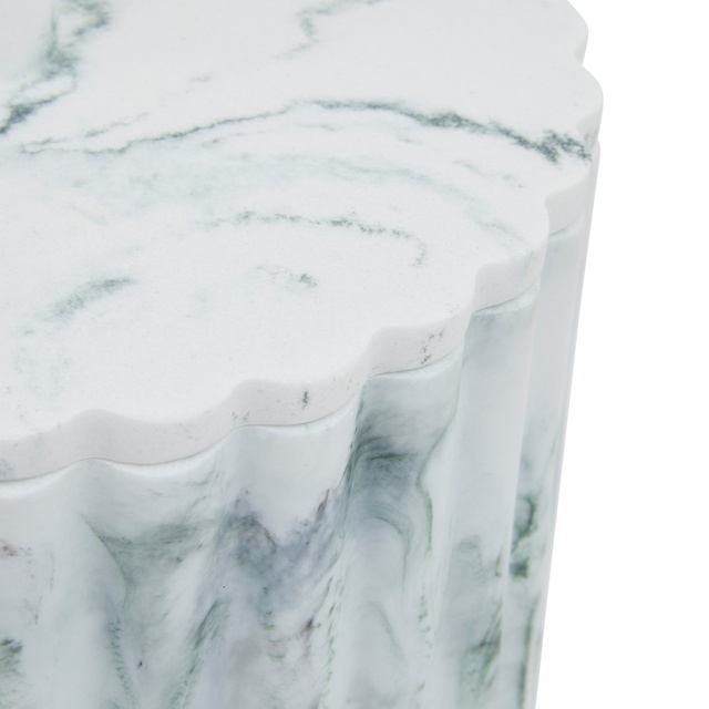 Coș de gunoi mic MARBY model marmură, 5 l