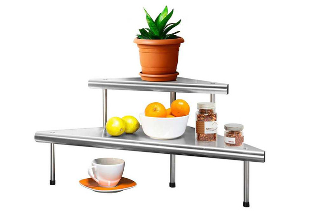 Raft de colț pentru bucătărie Massivo DUO, 2 niveluri