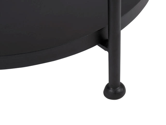 Micul masă de cafea rotundă TRAY cu blat din lemn de mango, Ø 39 x 55 cm