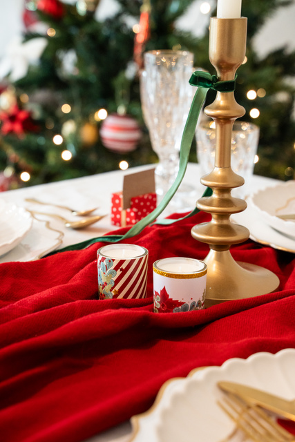 Sfeșnic înalt, aluminiu