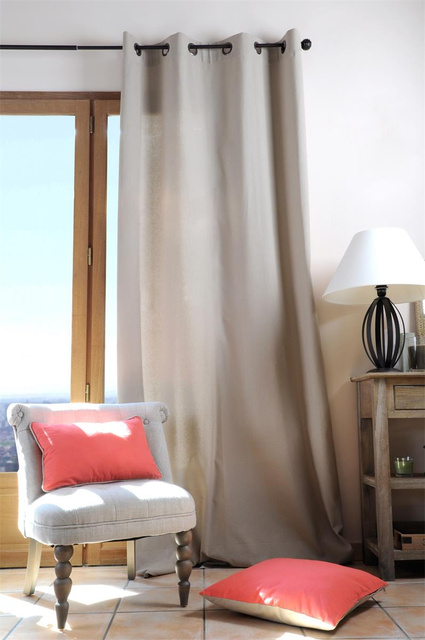 Draperie din bumbac DUO cu inele, 135 x 240 cm