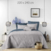 Cuvertura de pat din material gros COLOMBINE, 220 x 240 cm