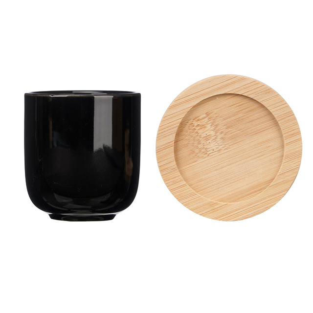 Boluri pentru gustări BUMY pe platou cu lingurițe din lemn, 10 x 39 x 6 cm