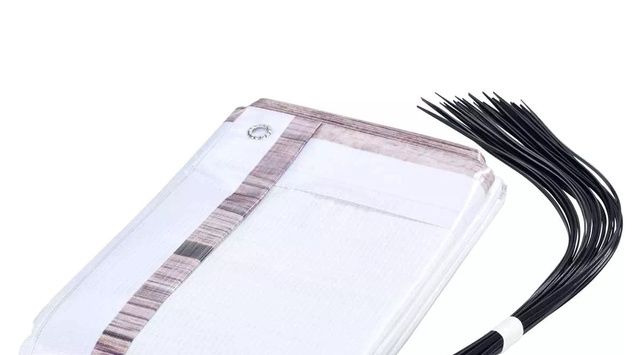 Husa pentru balcon cu lalele, 5 m x 85 cm