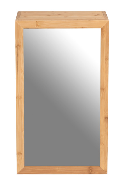 Dulap baie cu oglinda, 35 x 60 cm, bambus, WENKO