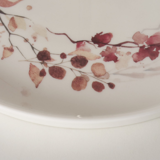 Tavă etajată Bernada, H 22 cm, oțel inoxidabil, New Bone, Floral, amestec de culori multicolore