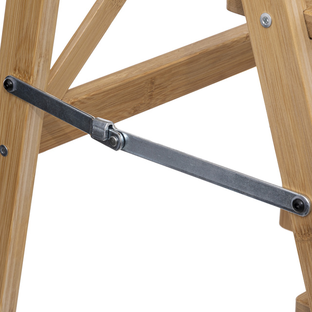 Scara cu 3 trepte, din bambus