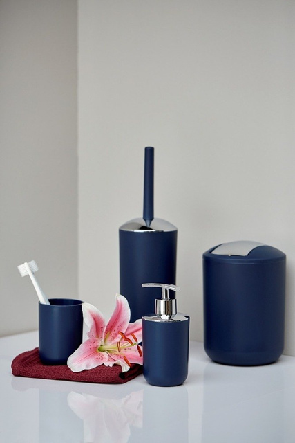 Dispenser de săpun BRASIL, 320 ml, WENKO, albastru închis