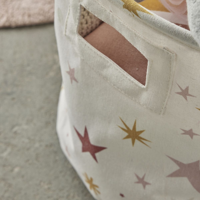 Coș pentru jucării rotund HEAD IN THE CLOUDS, Ø 38 cm