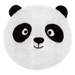 Covor rotund panda cu urechi SMILE, Ø 100 cm