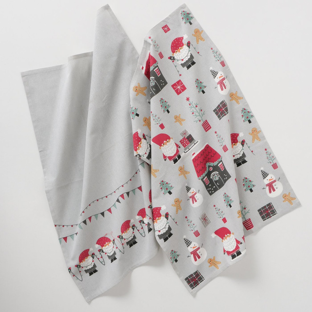 Prosoape de bucătărie cu model festiv MONTI, 50 x 70 cm, 2 buc.