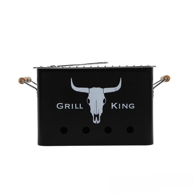 Gratar turistic portabil GRILL KING, 44 x 23 x 23 cm