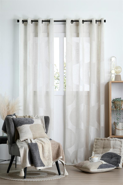 Perdeau cu ochiuri, MARTIAL, 140 x 260 cm