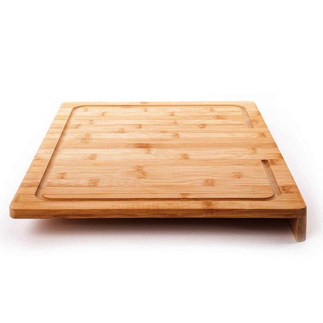 Placă de tăiat din bambus, 2 în 1