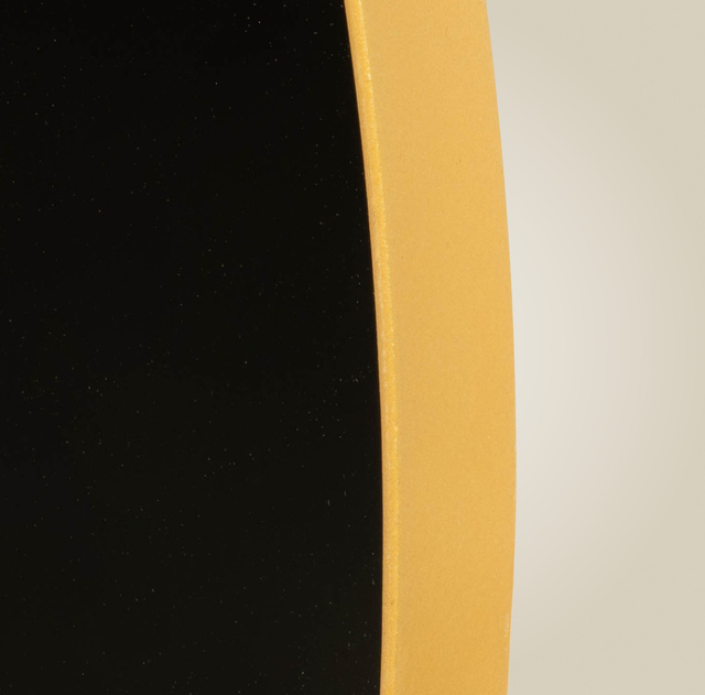 Oglindă rotundă NOOR, ramă metalică, culoare aurie, Ø 80 cm