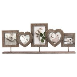 Ramă din lemn pentru cinci fotografii, o ramă frumoasă pentru fotografii