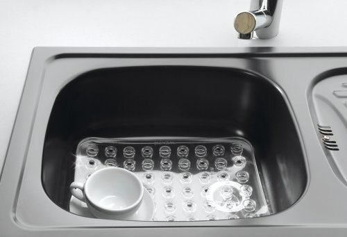 Covoras pentru chiuvetă Kristal WENKO, protecție transparentă