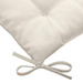 Pernă pentru scaun matlasată cu snururi Korai, impermeabilă, rezistentă la UV, 40 x 40 cm