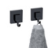 Set 2 carlige pentru prosoape QUADRO, montaj fara gaurire