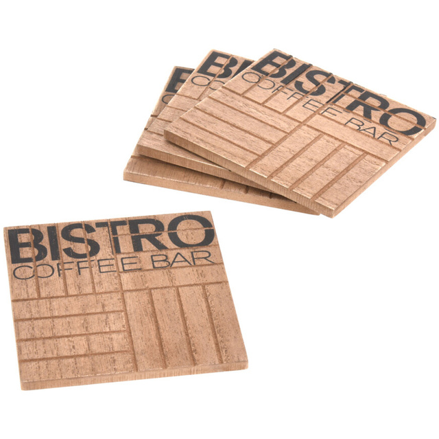 Set 4 coastere Bistro