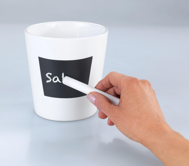 Ghiveci din ceramică WAIA, alb, ∅ 13, WENKO