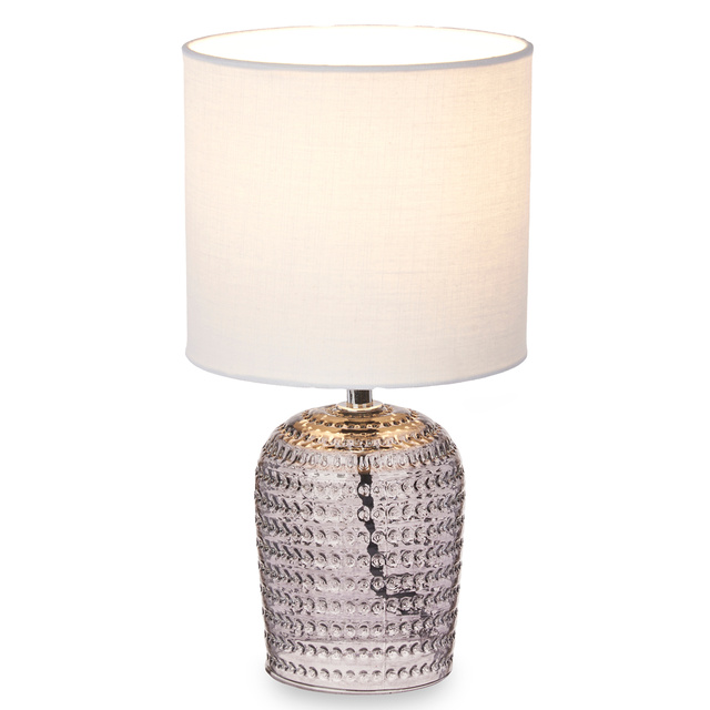 Lampa de masa cu baza de sticla DOTS, Ø 16,5 cm