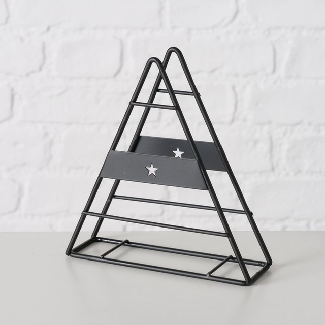 Suport metalic pentru servetele în formă de brad KAYA