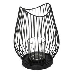 Suport metalic pentru o lumanare, 23,5 cm