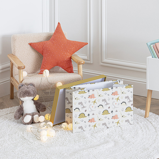 Perna decorativă în formă de stea, bumbac, 40 x 40 cm, corai