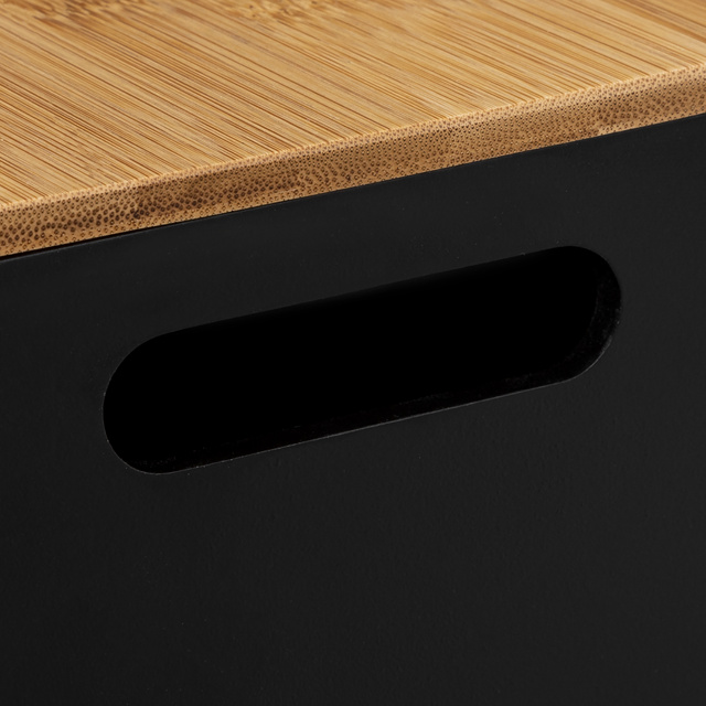 Set 3 bucati cu capac din bambus