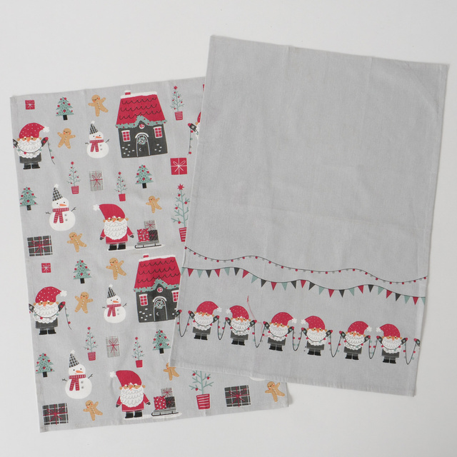 Prosoape de bucătărie cu model festiv MONTI, 50 x 70 cm, 2 buc.