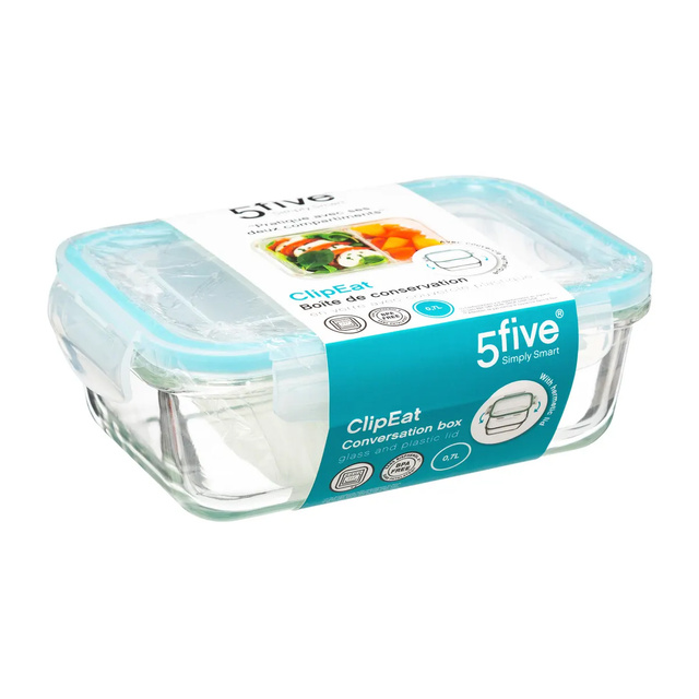 Recipient de prânz din sticlă, 2 camere, 700 ml