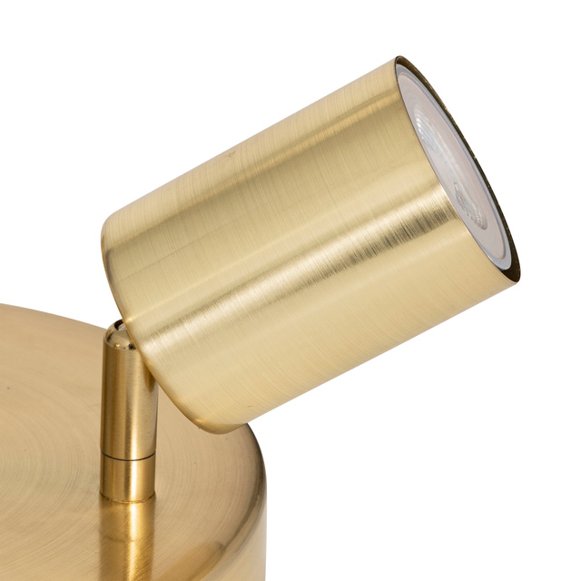 Lămpi de tavan VICO, abajururi metalice, 3 puncte, aurii