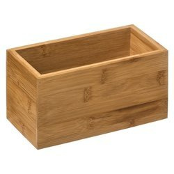 Organizator, cutie depozitare, bambus, 18x9x9,5 cm