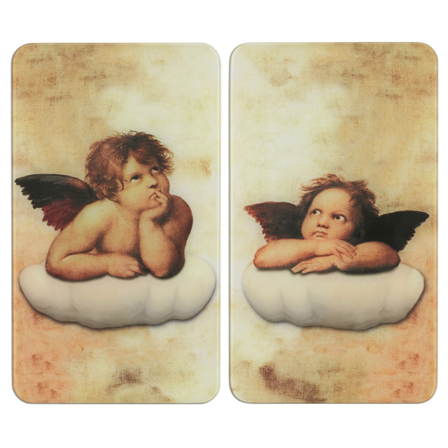 Set 2 plite de protectie pentru aragaz ANGEL