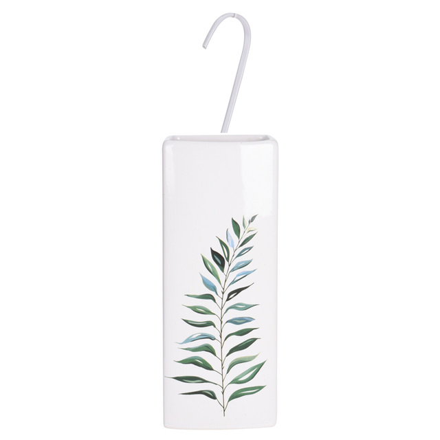 Umidificator pentru calorifer, Ceramica, Alb cu motiv floral, WENKO