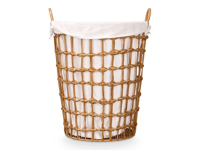 Coș de rufe cu mânere, un singur compartiment, 59 cm