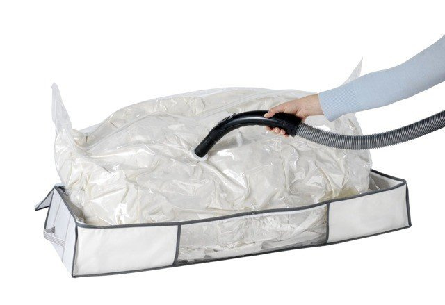 Husă pentru lenjerie de pat, haine SOFT + sac vacuum, WENKO