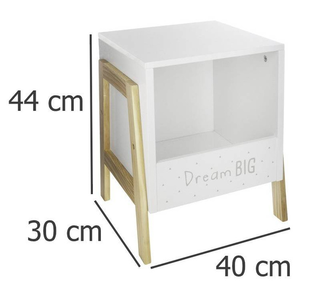 Raft Atmosphera Createur d'interieur, Lemn/MDF, Alb/Maro