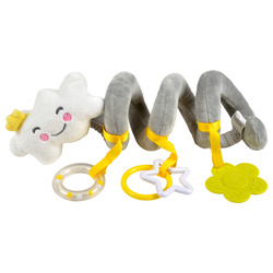 Spirală senzorială de pluș pentru pătuț