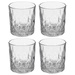 Set 4 pahare pentru whiskey CHARLES, 240 ml