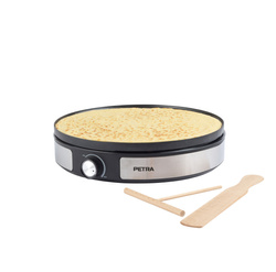 Aparat de clătite 2 în 1 PETRA 1500 W, Ø 33 cm + spatule