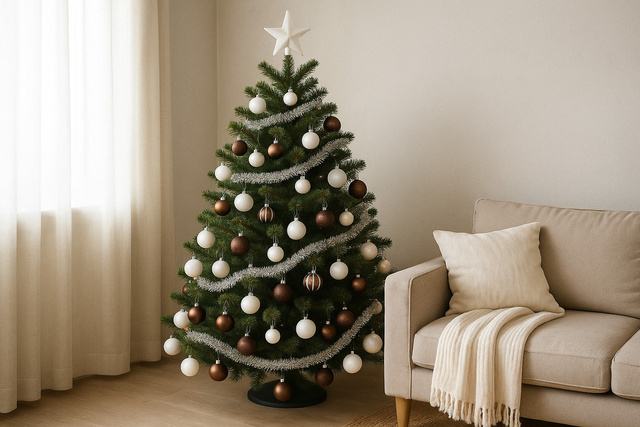 Set decoratiuni de Craciun in diferite culori, 44 de elemente