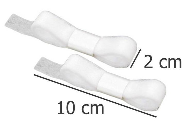 Set: Bandă pentru rulare și scurtare + Lipici pentru țesături de reparat