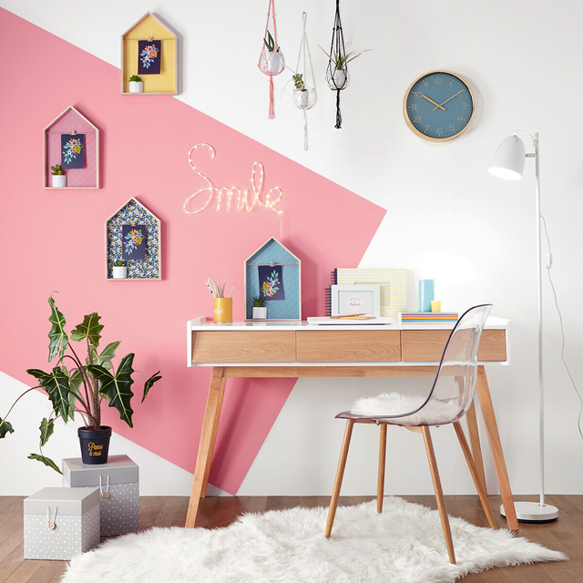 Perna scaun, blana artificiala, Ø 32 cm