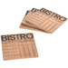 Set 4 coastere Bistro