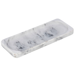 Raft pentru baie DESIO, polirasina efect marmura, alb, Wenko