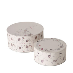 Set de două cutii de depozitare NORDALA, Ø 16-20 cm